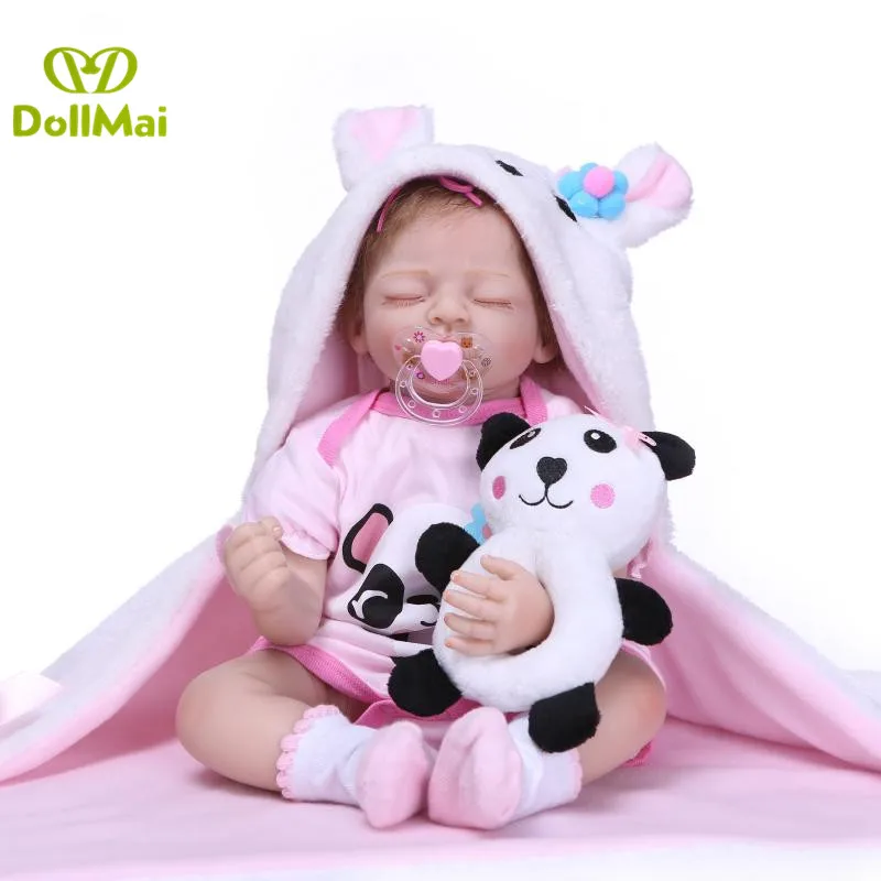 

New baby reborn doll 50cm silicone reborn babies dolls real sleeping newborn babies alive doll toys for child bebes reborn