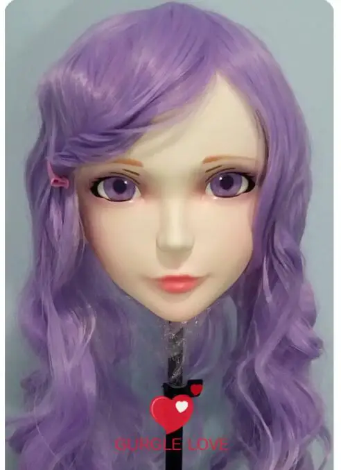(Kig008)Gurglelove Женская резиновая полуголовая кигуруми BJD Маска Косплей японское