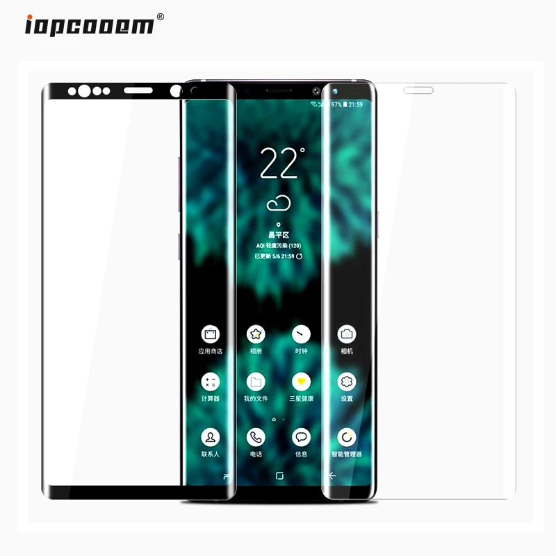 3D полное покрытие Премиум протектор экрана для samsung Galaxy Note 9 закаленное стекло на