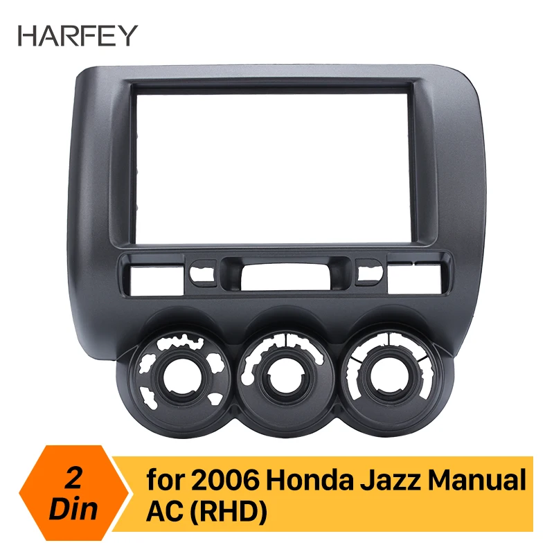 Рамка для автомобильной панели Harfey 2Din 178*102 мм рамка Honda Jazz Manual AC RHD