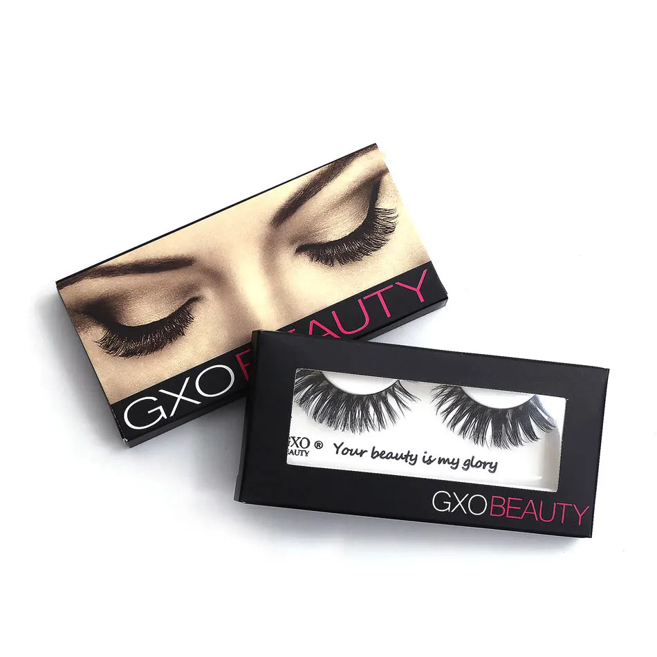 GXO BEAUTY 1 Pairs Mink Eyelashes Natural Long 3d False Lashes Hand Made Makeup Eyelash Extension -N1/82 | Красота и здоровье