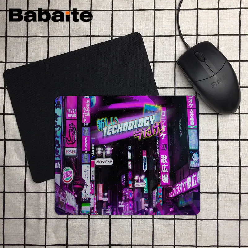 Babaite Vaporwave удобный коврик для мыши игровой коврик для мыши Размер для 25x29 см игровые коврики для мыши