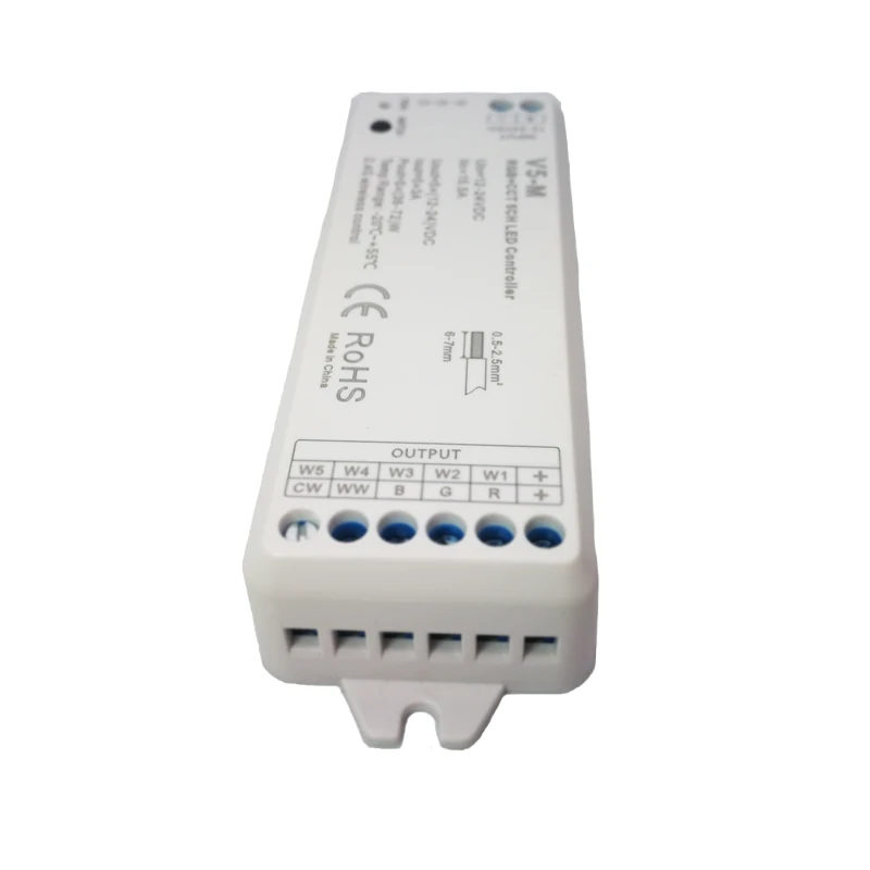 SKYDANCE новый Led RGBCCT лента RF пульт дистанционного управления Беспроводной 3A * 5CH 15A 5