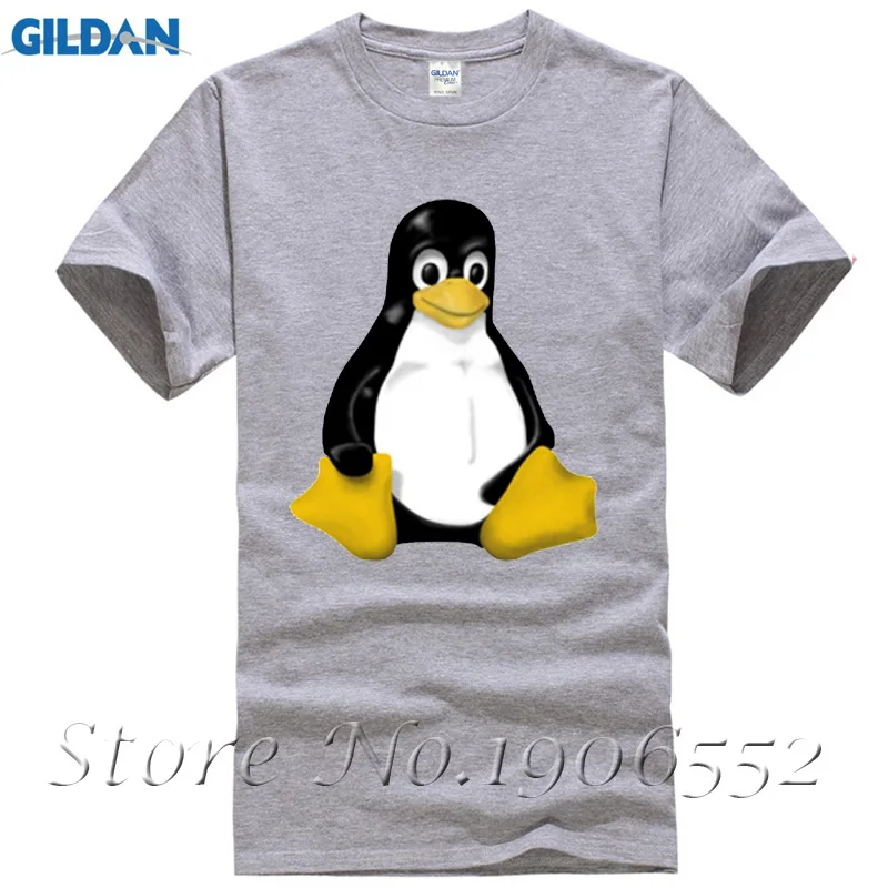 CafePress темно футболку linux Такс Пингвин темно-Футболка 100% хлопок футболки с круглым
