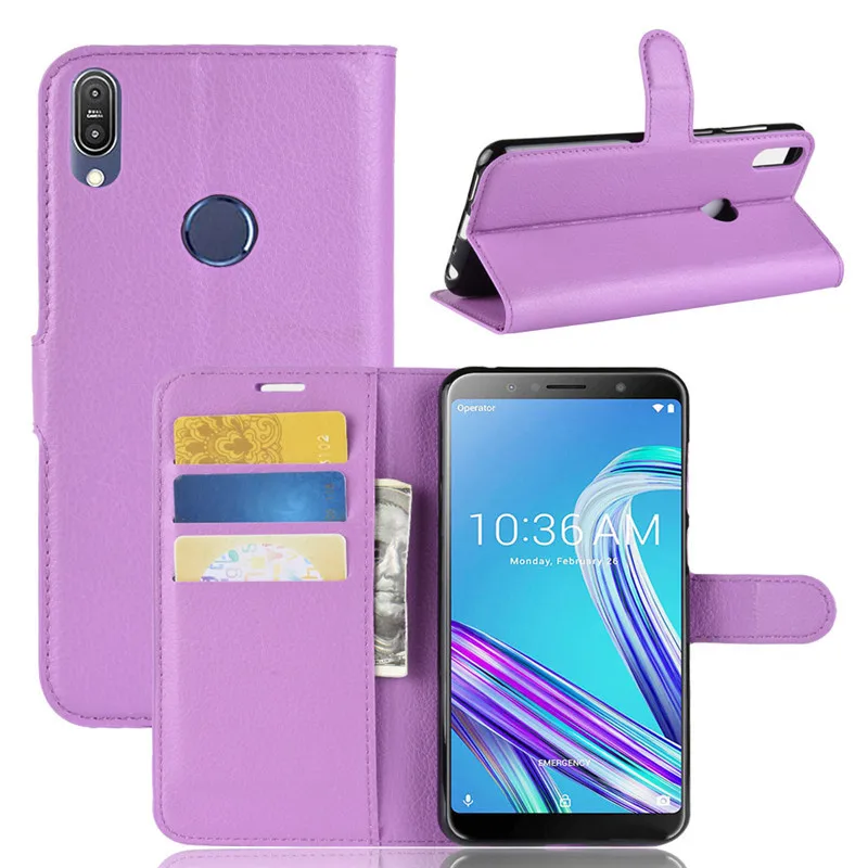 Чехол-книжка для Asus Zenfone Max Pro M1 ZB601KL чехол из искусственной кожи 6 0 дюйма телефона