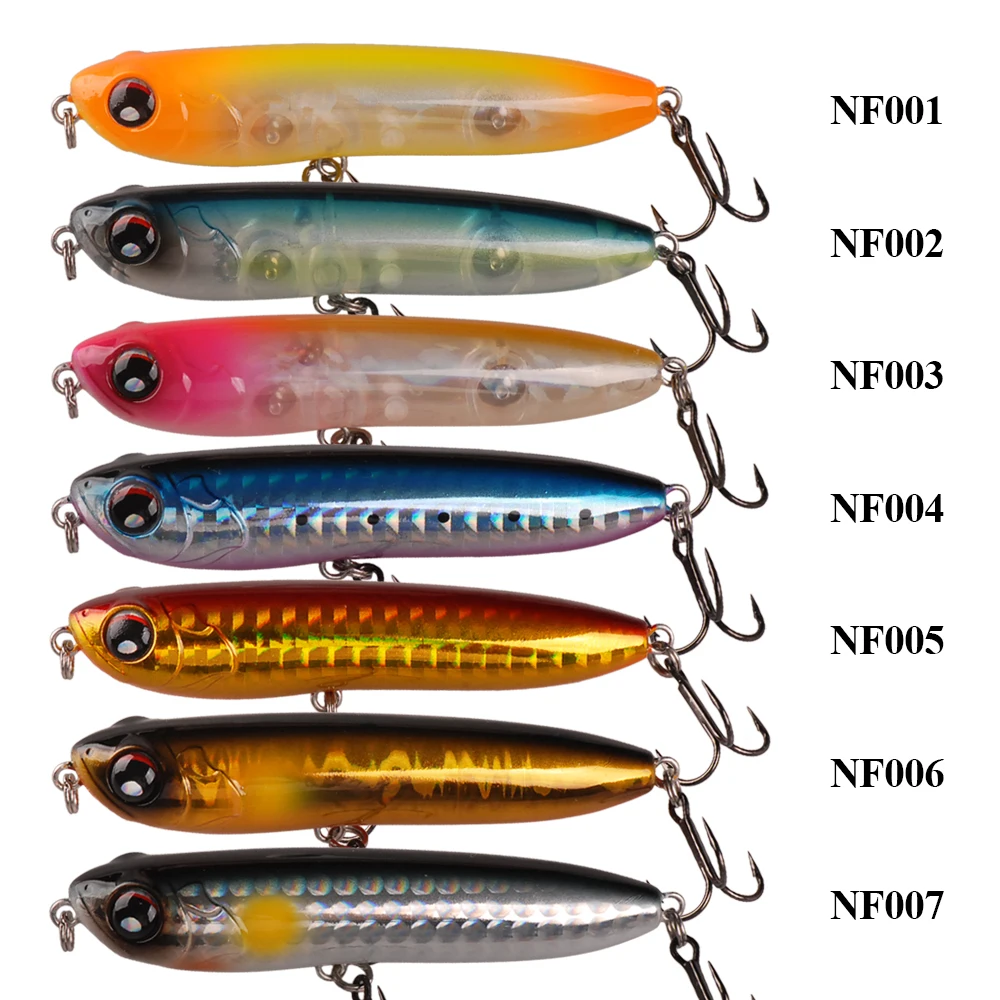 Умная плавающая приманка карандаш 70 мм г жесткая рыболовная с крючком VMC