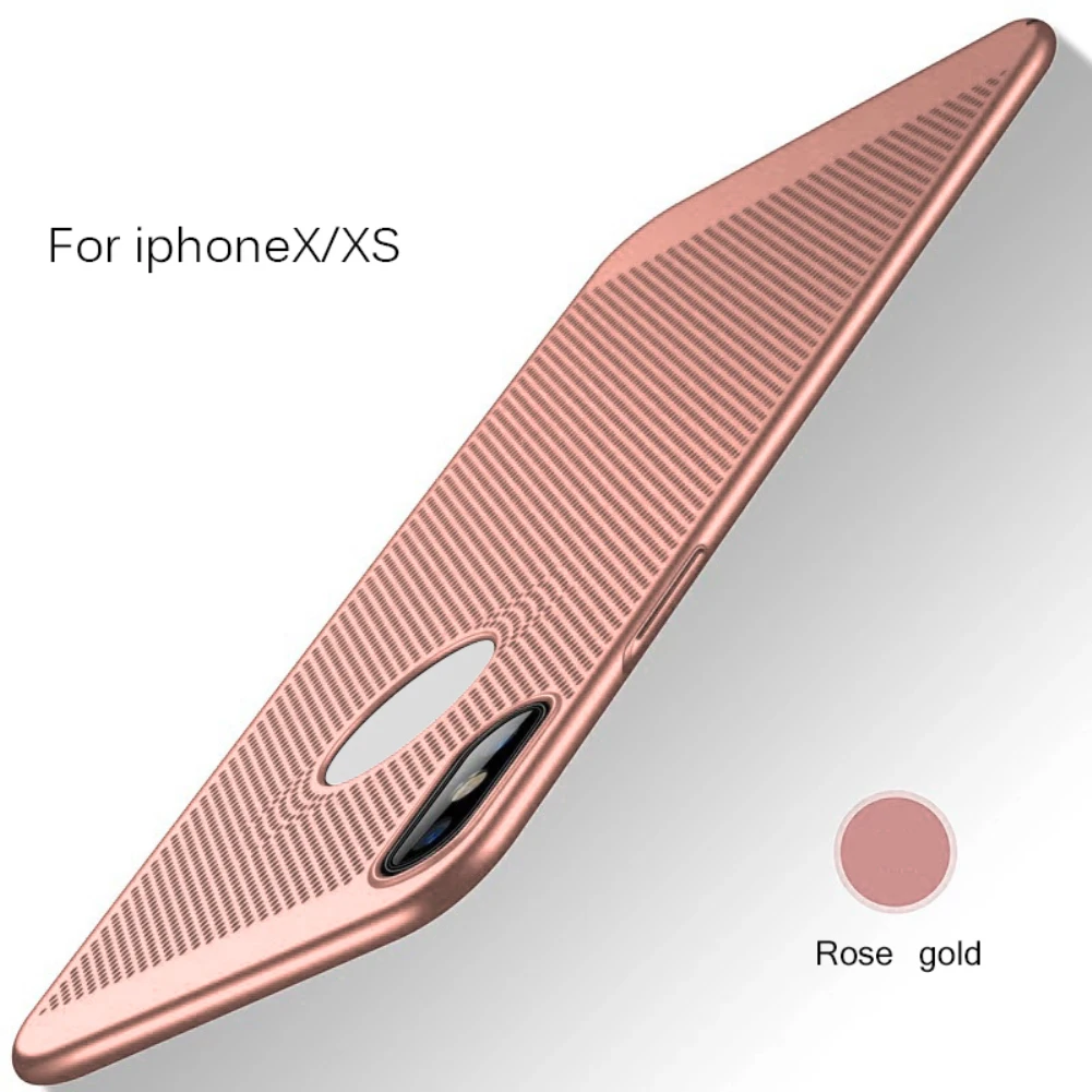 Для iPhone X теплоотвод Защитная чехол для iPhone 7 6 5 8 Plus крутая задняя крышка чехол для iPhone Xs max XR чехол для телефона оболочка