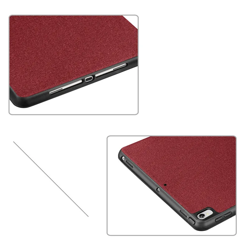 Из искусственной кожи Smart Case для Apple iPad Pro 10 5 дюймов с карандашом держатель