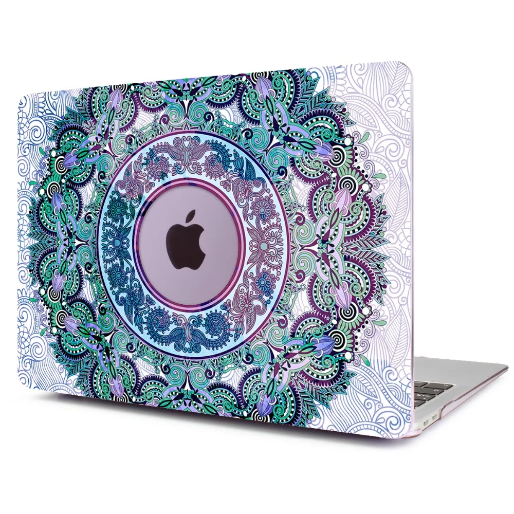 Crystal Case для Apple Macbook Air 13,3 11 Pro 13 12 15 ноутбук Retina печати Обложка Touch Bar крышка клавиатуры A1466 A1932