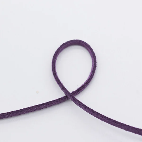 amethyst 10 ярдов плоская Искусственная Замша корейский бархат кожаный шнур DIY веревка нить для браслета ожерелье ювелирные изделия фурнитура декоративные изделия ручной работы - Цвет: amethyst