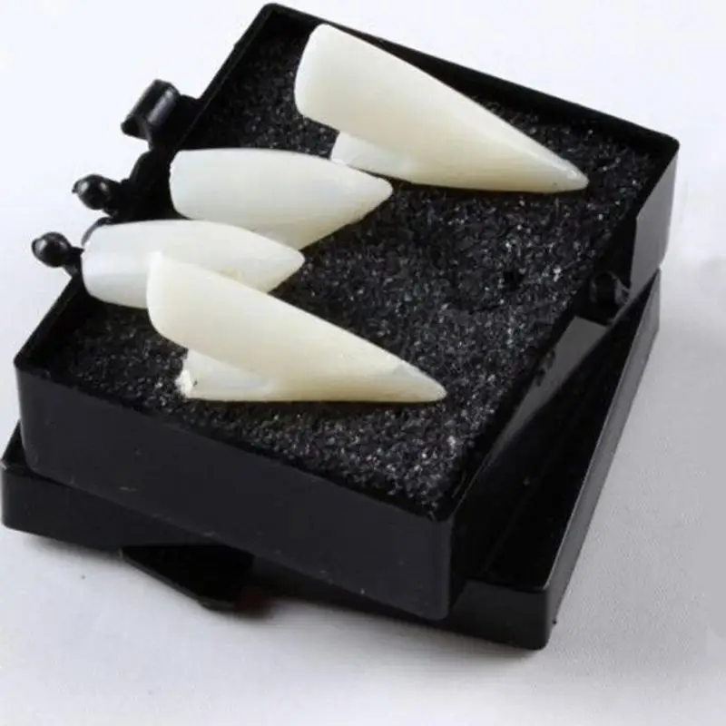 Комплект из 4 предметов с забавными фальшивыми зубцами страшное платье для