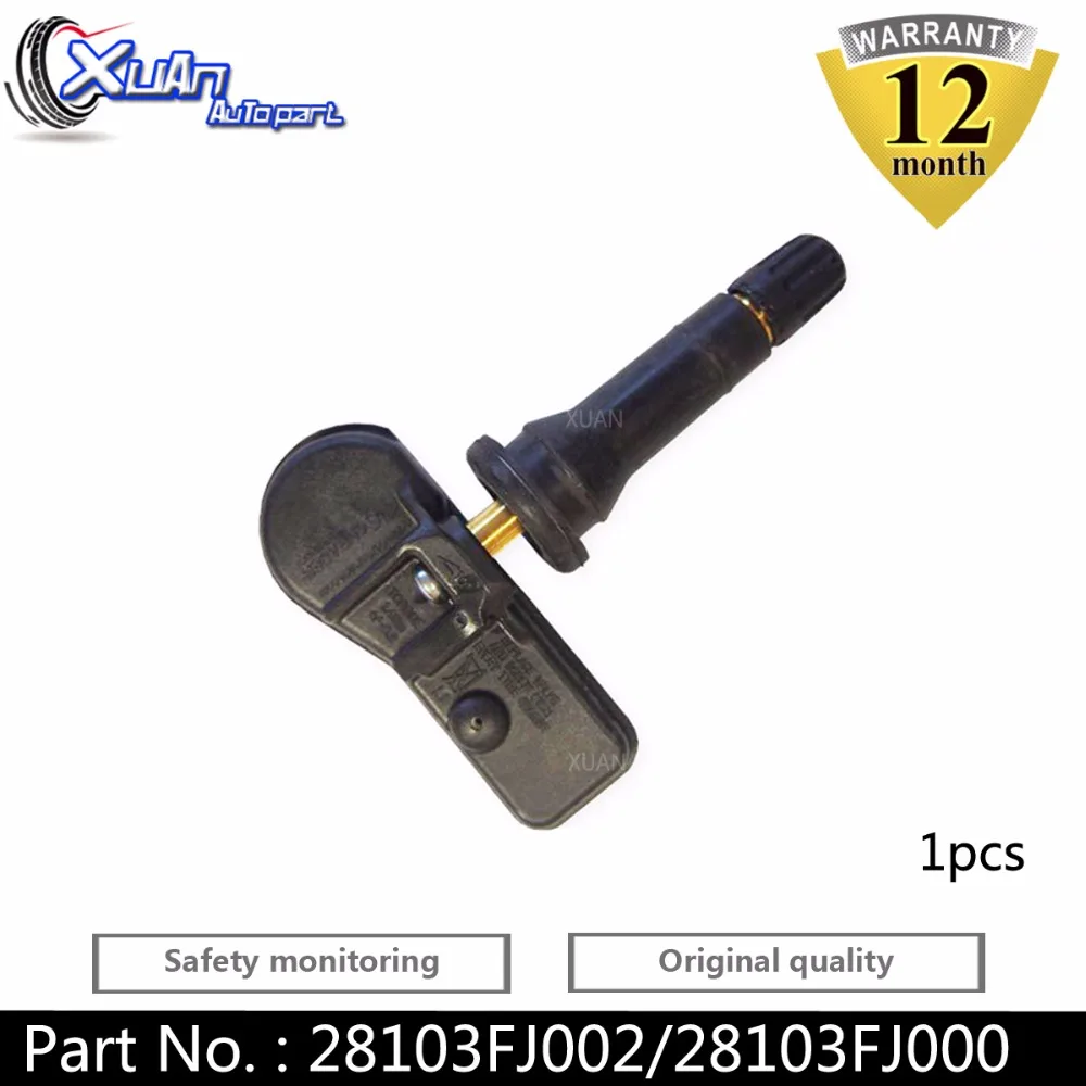 XUAN 1 шт. датчик давления в шинах TPMS для Subaru Forester Impreza Justy Legacy Outpack Trezia WRX XV 28103FJ002