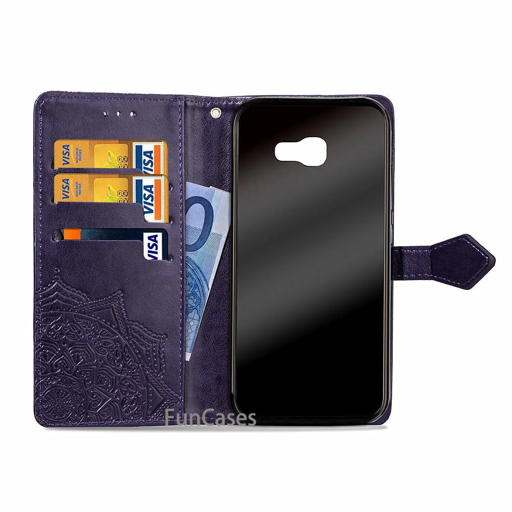 For Samsung Galaxy A5 2017 Case Flip PU Leather Stand Wallet A520 A520F Book Style Cell Phone Cover Bag | Мобильные телефоны и