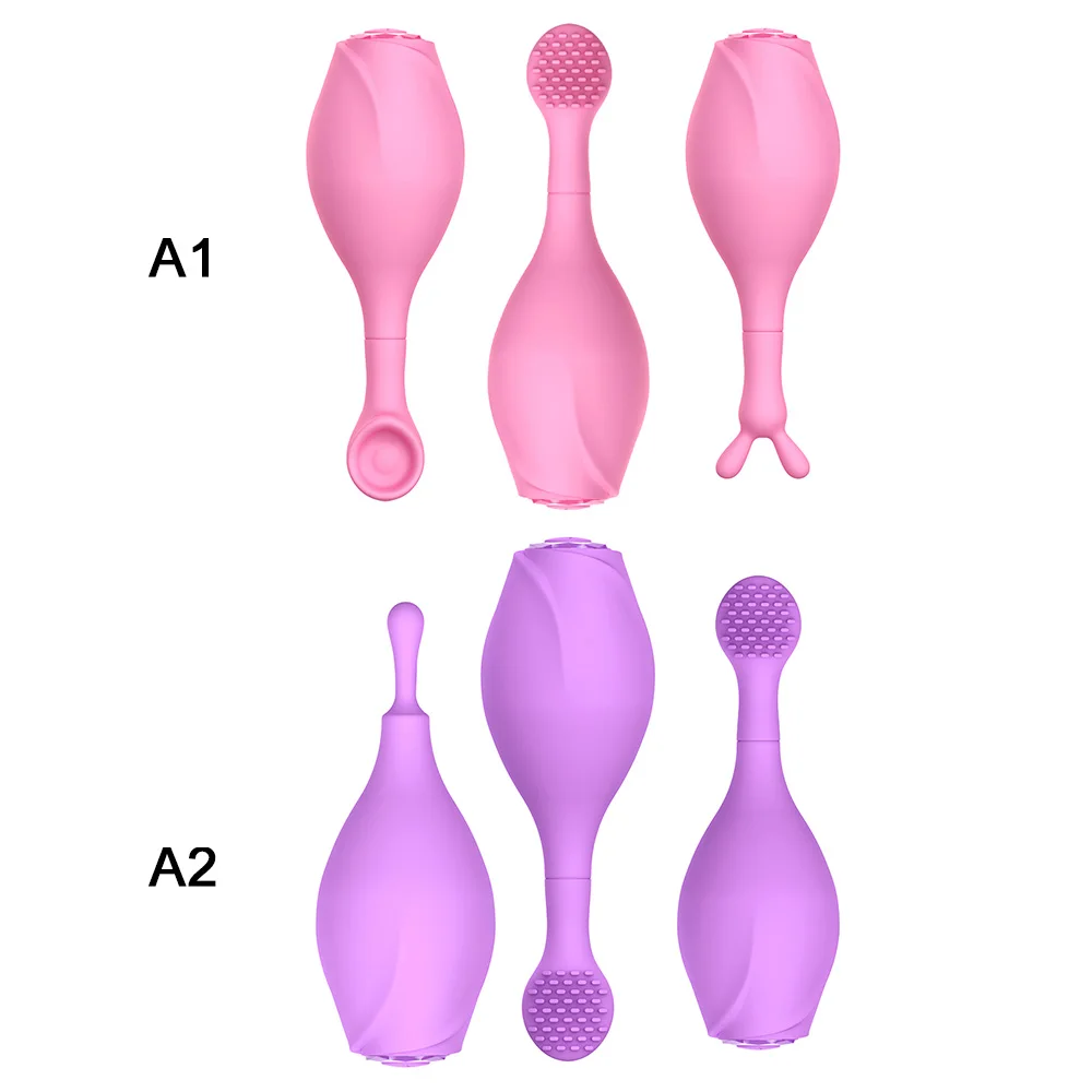 3 сменные головки Вибратор клитор стимуляция массажер сексуальные