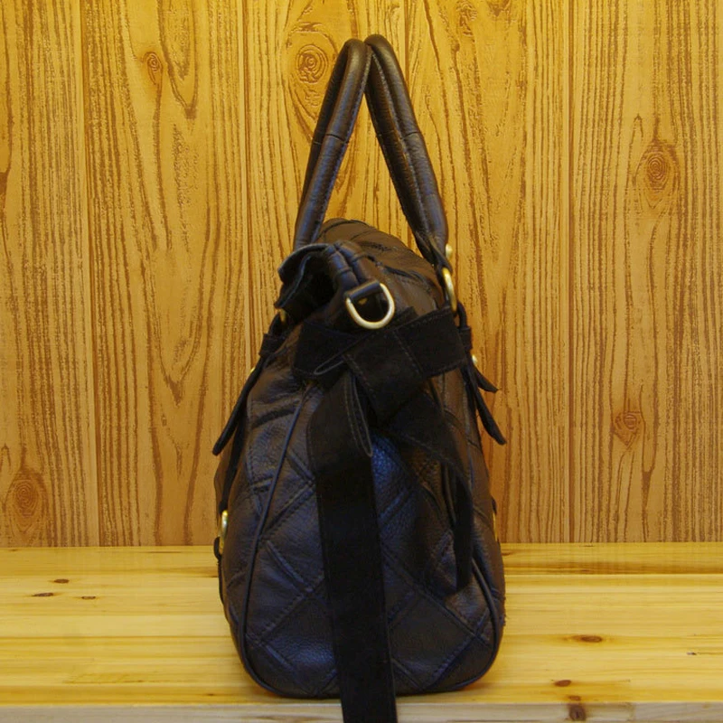 IPinee первый слой воловьей кожи женские сумки классический дизайн натуральная