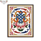 Joy Sunday, Восемь символов благоприятных символов, домашний декор Z524 китайское рукоделие, вышивка, Набор для вышивки крестиком своими руками