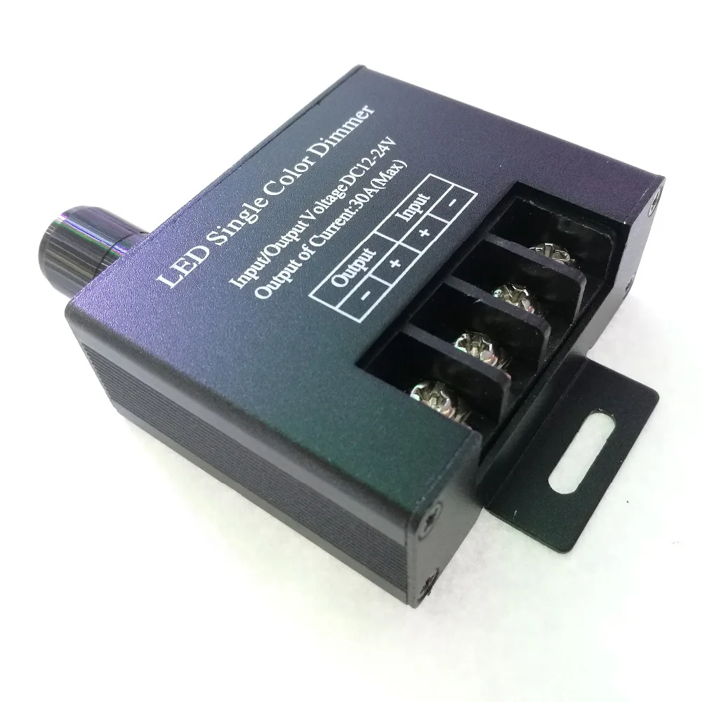 Светодиодный Одноцветный диммер DC12V DC24V 30A 360 Вт 3528 5050 Светодиодная лампа с