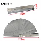 32 шт. в 1 щуп 0,02-1,0 мм из нержавеющей стали измеритель зазора Высокоточный складной щуп измерительный инструмент Штекерный щуп