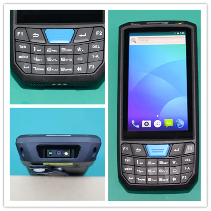 Android 8,1 PDA сканер штрих-кода 1D 2D QR код Honeywell Newland сканер IP66 Wifi 4G 4,5 ''экран Клавиатура NFC PDA терминал данных