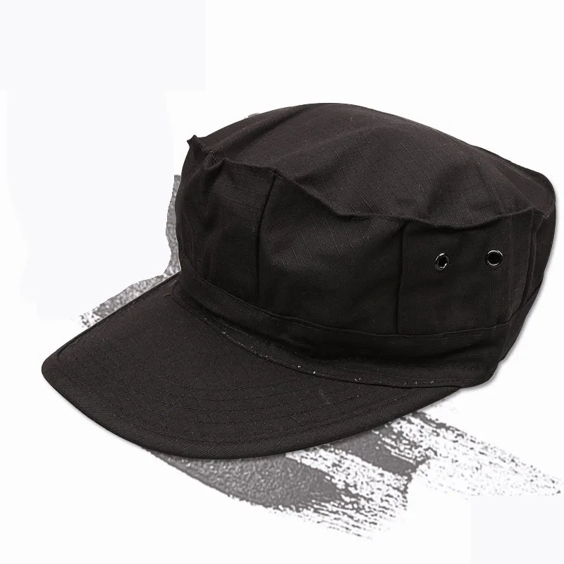 Модные уличные военные кепки snapback для мужчин и женщин, повседневная мужская и женская тактическая шапка, камуфляжные крутые бейсбольные кепки армии США - Цвет: BK