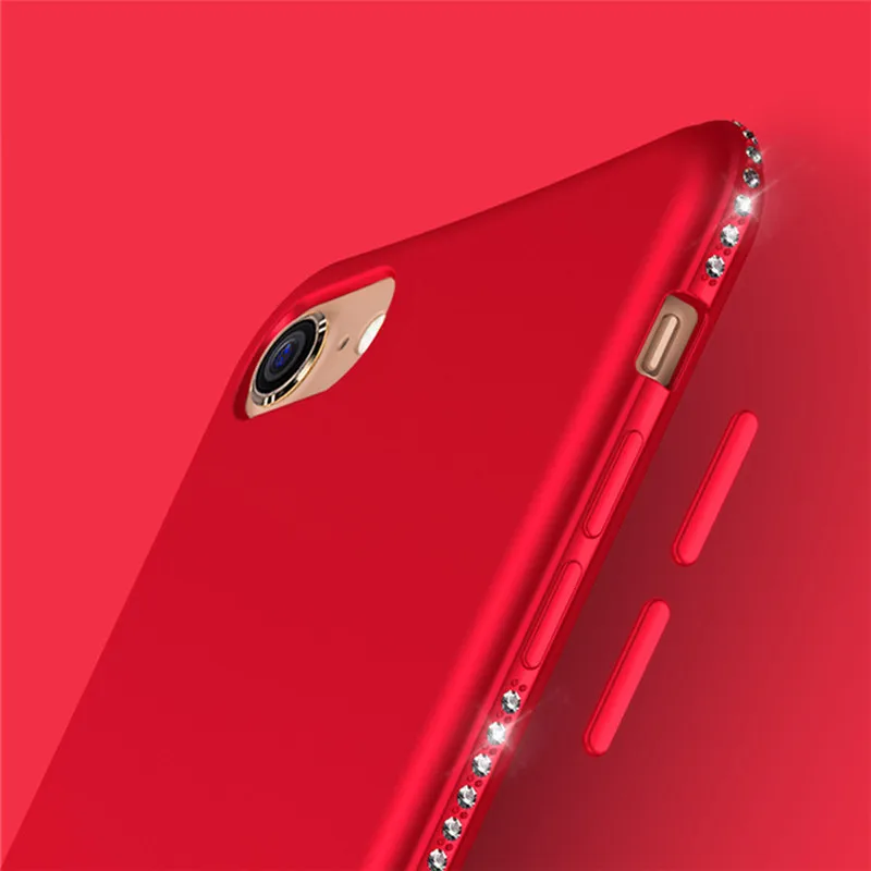 Diamond Silicone Soft Case Cover for Samsung Galaxy S8 S9 Plus S7 Edge A3 A5 A7 J3 J5 J7 2016 2017 A6 A8 2018 Phone Cases |