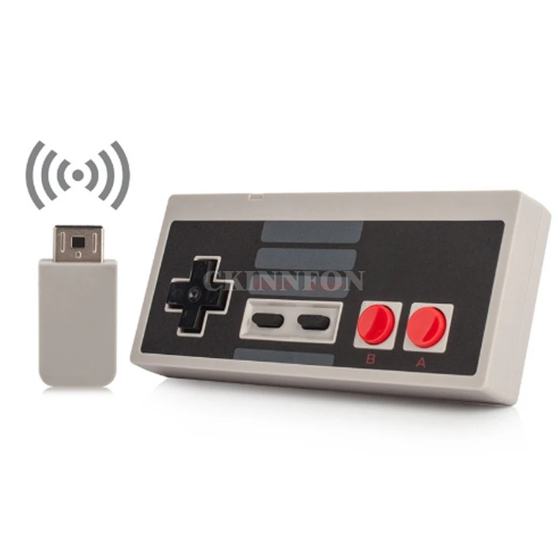 

100 шт./лот беспроводной игровой USB-контроллер Plug and Play, геймпад для Nintendo NES Mini Button Classic Edition