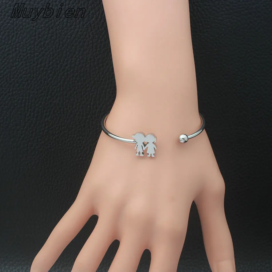 Wholesale Fashion New 4 colors High Quality and Exquisite Heart Jewelry for Women Bangles Bracelet Accessories BESKAEBG | Украшения и