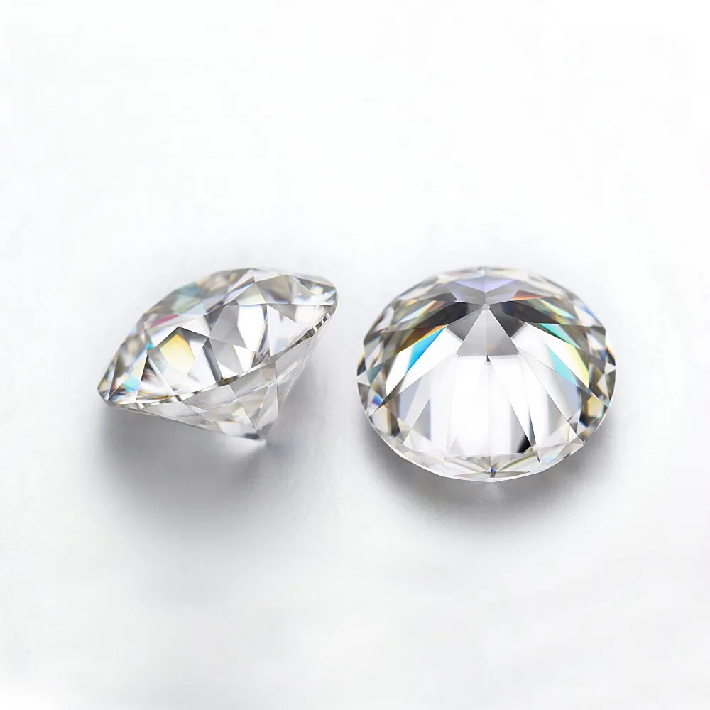 Балет GEM'S 0.5Ct 5 0 мм круглые моиссанитовые свободные драгоценные камни D Цвет VVS
