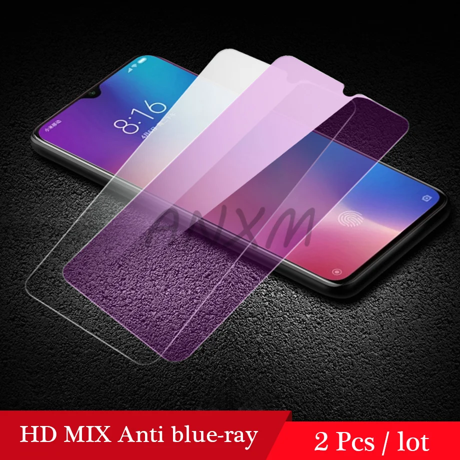 2 шт закаленное стекло для Xiaomi Mi CC9 CC9e защита экрана 9H анти-Blu-Ray стекло для Xiaomi Mi CC9 CC9e CC 9 SE защитная пленка