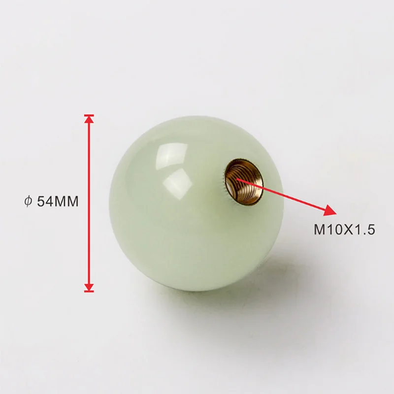 Luminescent Ball Gear Shift Knob Night-light Bead Type for AT MT 3 Types Adapters Auto Styling Cool Funny Automobile Accessorie |
