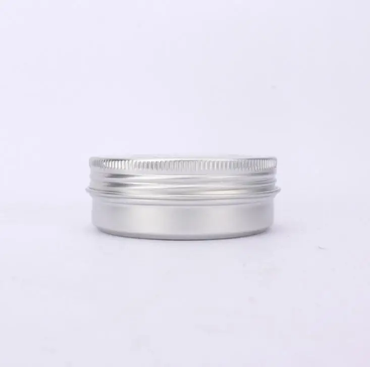 60 мл Алюминиевая баночка для крема горшок с видимым окном Серебряная коробка