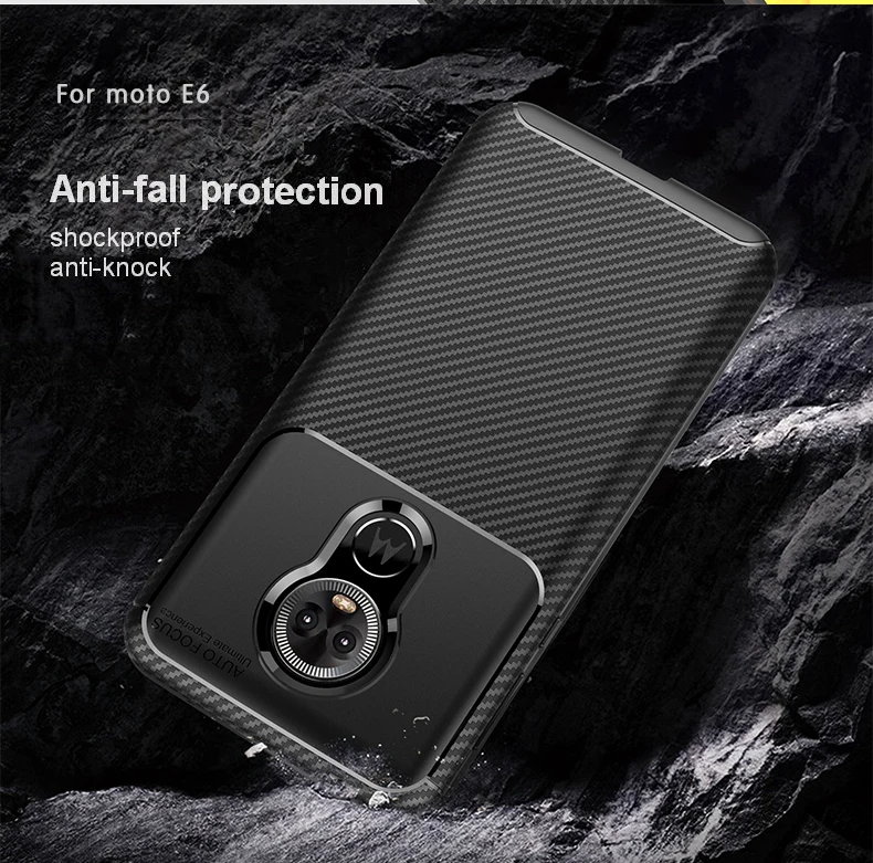 Чехол для Motorola Moto E6 чехол/Для E5 Plus Play GO G7 тонкий мягкий чехол из ТПУ и силикона