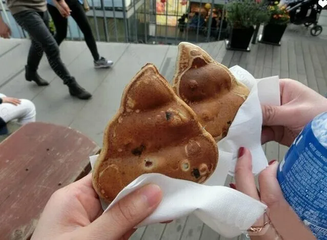 Вафельная форма в форме навоза вафельная машина дефицита для сжигания жира|waffle