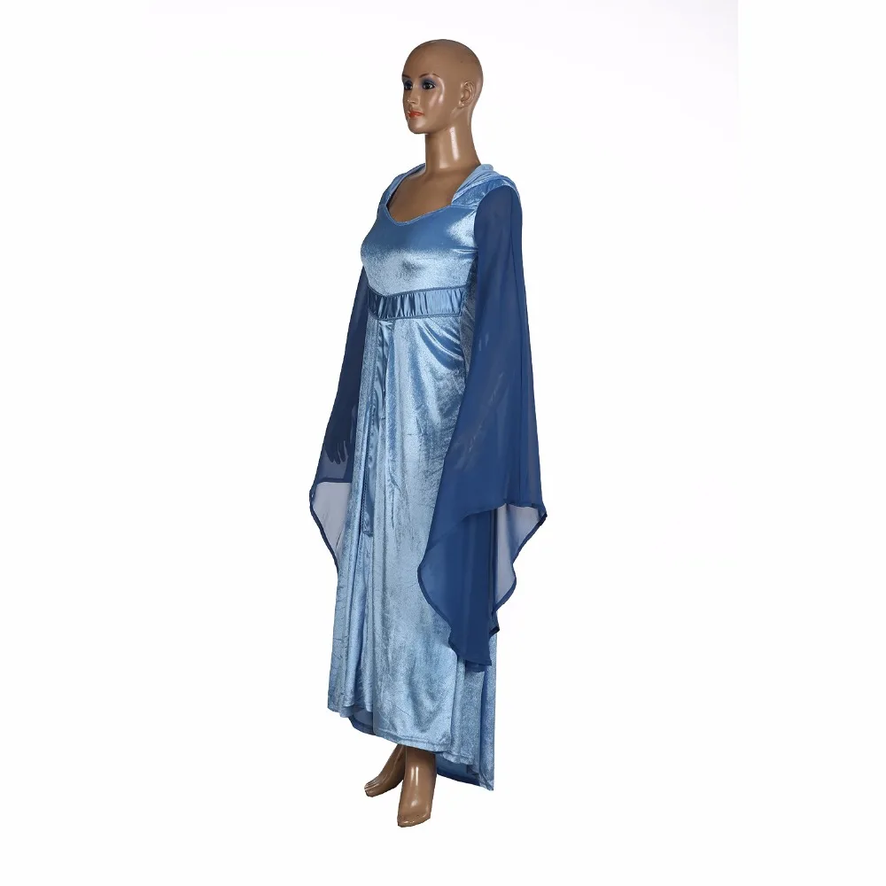 3 цвета осень и зима Женская мода Ретро средневековое платье Зеленый