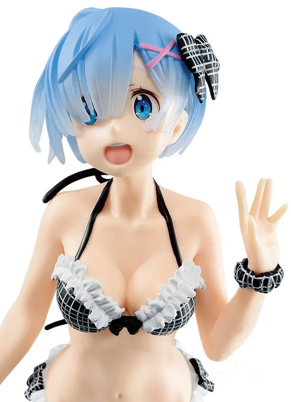 Re: Zero Life в другом мире от Anime Ram Rem бикини EXQ ver. 22 см ПВХ фигурка T30 коробке|Игровые