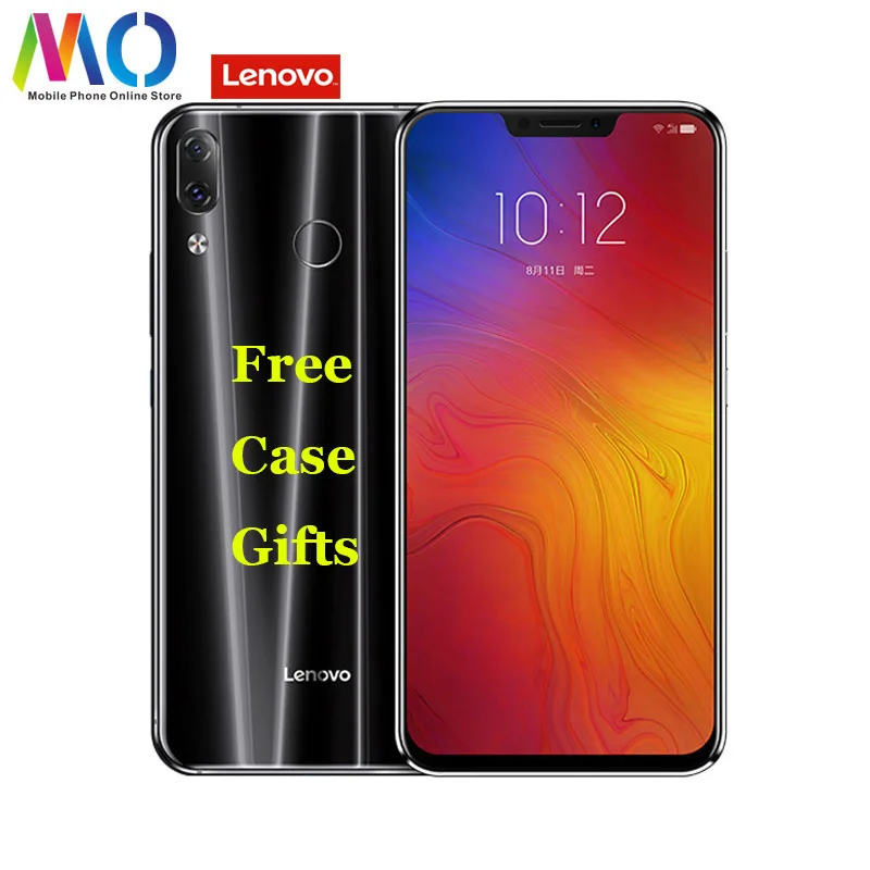 Lenovo Z5 Смартфон Android L78011 Celular открыл мобильный телефон 6," Восьмиядерный 6 ГБ Оперативная память двойной Камера 16MP отпечатков пальцев Face ID
