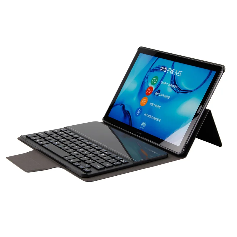 Портативная Bluetooth клавиатура с тонким полиуретановым покрытием для Huawei Mediapad M3 Lite