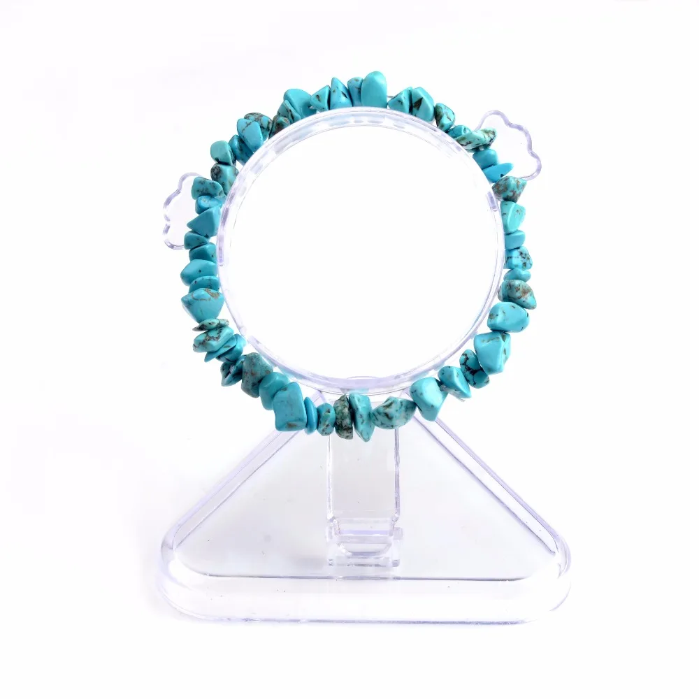 Wholesale 10pcs\ Handmade Healing Natural Elastic Charm Chip Beads Crystal bracelets for women  pulseira feminina