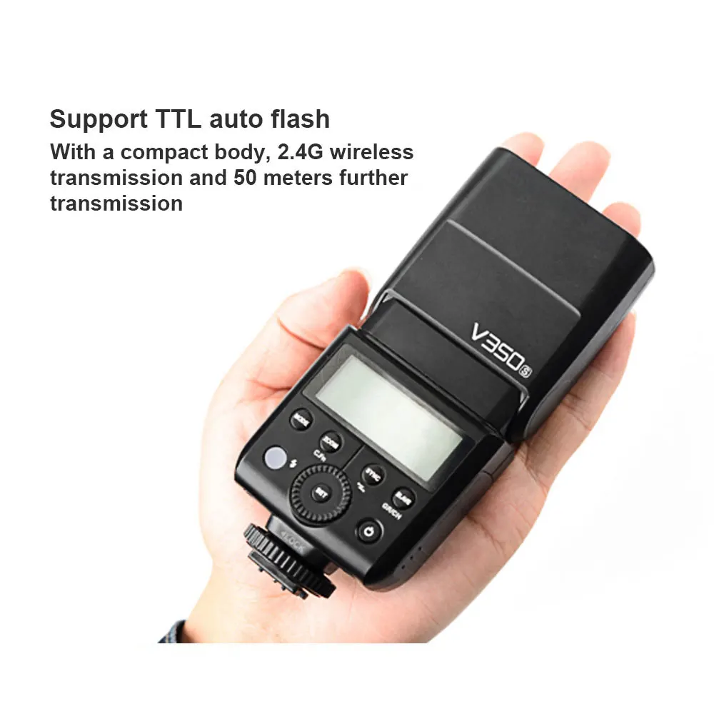 GODOX V350 S для Sony беззеркальная цифровая камера A7R внешняя высокоскоростная TTL