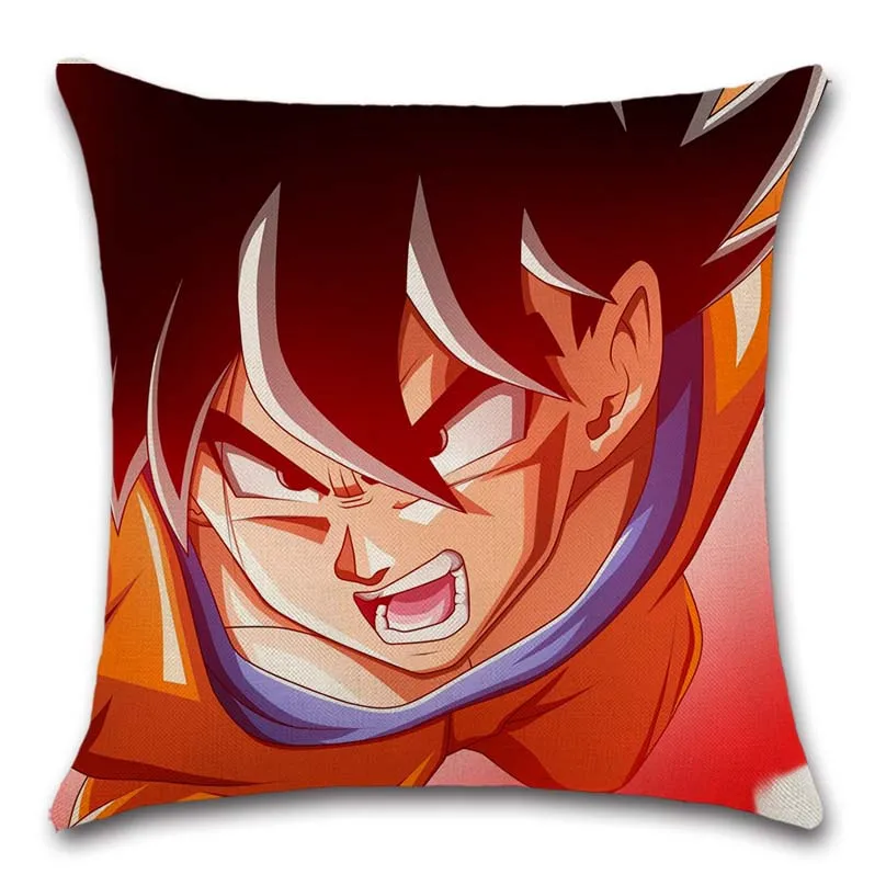 Мультфильм Dragon ball Сон Гоку Чехлы вечерние декоративный стул магазин сиденья домашнее украшение для дивана дети друг подарок настоящее наволочка