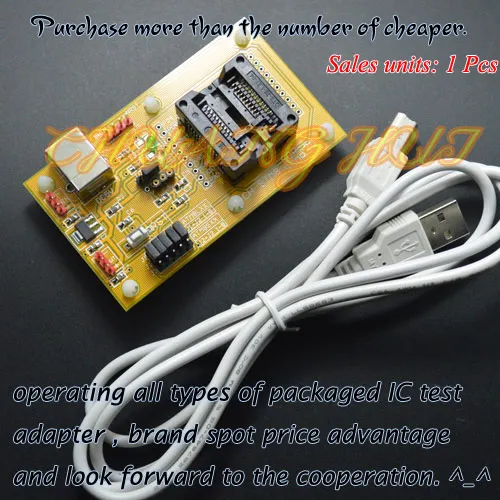 Интегральная схема для обнаружения Φ Core board 300mil SOIC20 STM8L STM8A STM8S|adapter programmer|adapter