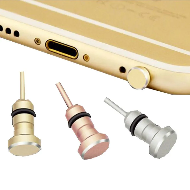 Аудио 3 5 мм металлическая анти затычка от пыли в разъем для наушников телефона