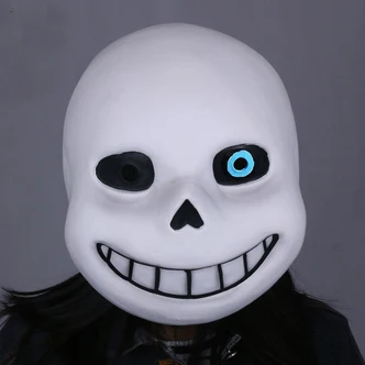 Латексный резиновый шлем! Игра Undertale Skull Brothers sans Papyrus Косплей Хэллоуин вечерние в