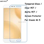 Закаленное стеклопрозрачная ПЭТматовая ПЭТ-Передняя защитная пленка для Xiaomi Mi 5 M5 Mi5 5,15