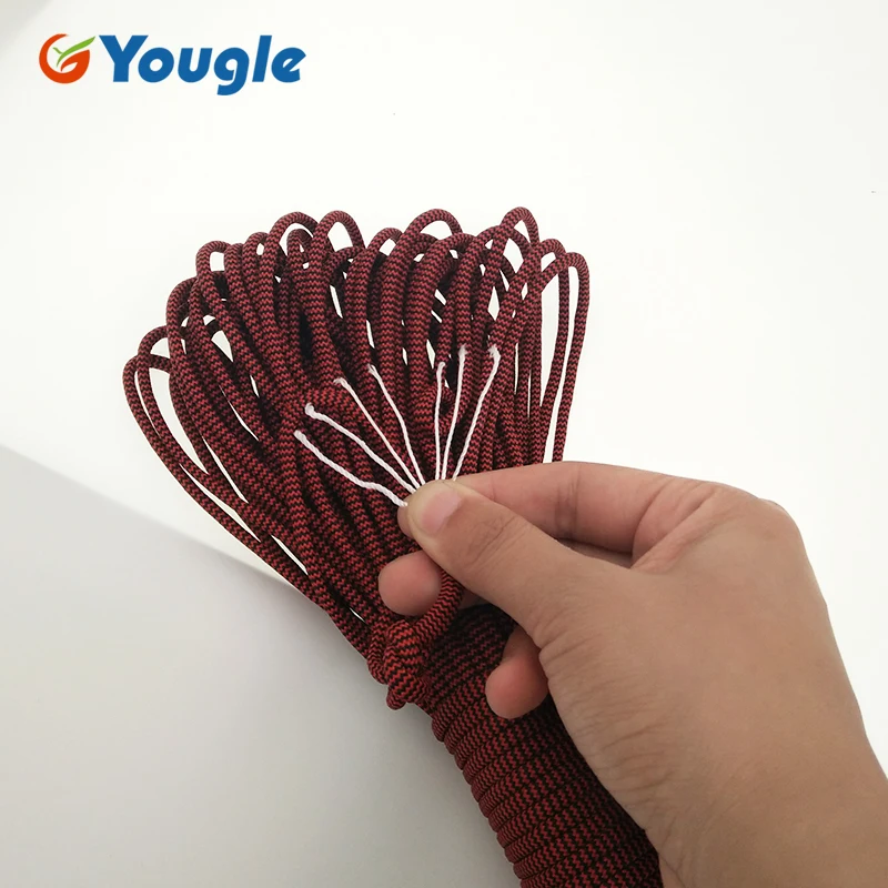 YOUGLE Paracord 550 парашютный шнур веревка Mil Spec Type III 7Strand 100FT альпинистское снаряжение