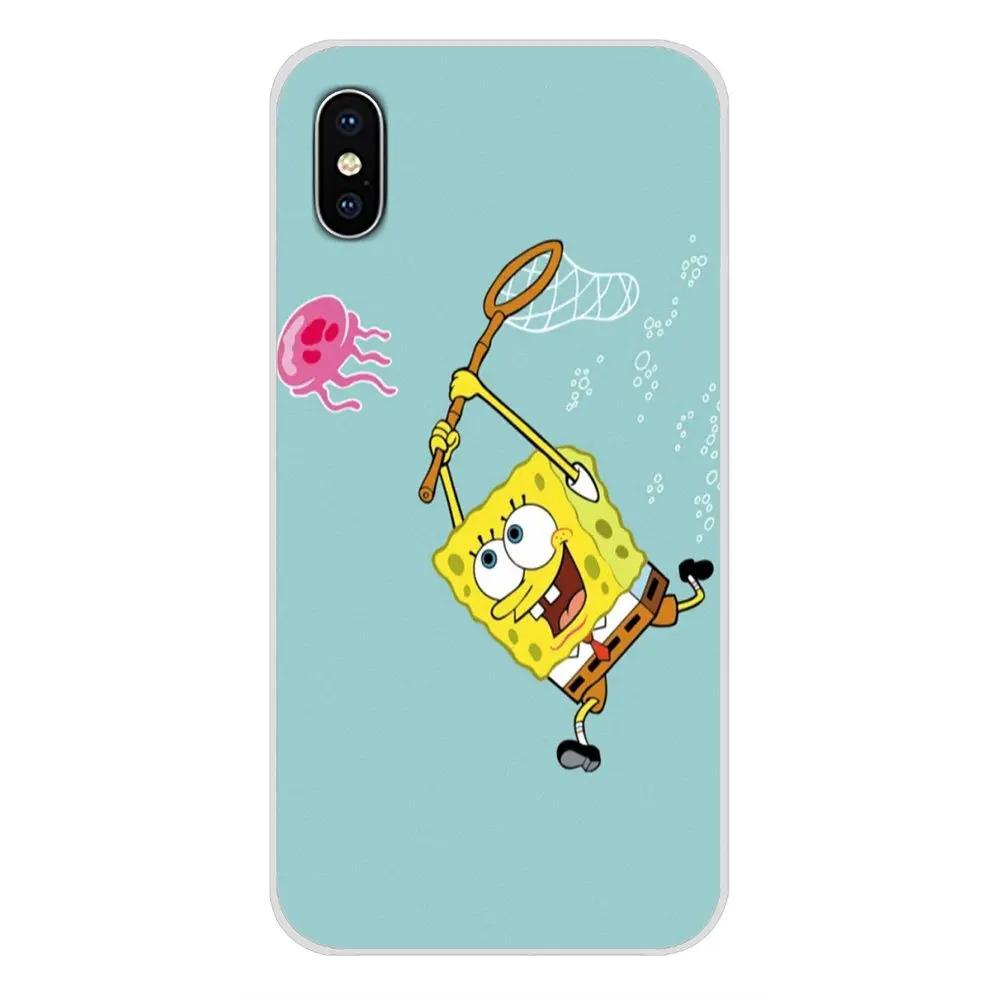 Губка Боб Квадратные Штаны силиконовый чехол для телефона Sony Xperia Z Z1 Z2 Z3 Z5 compact M2 M4