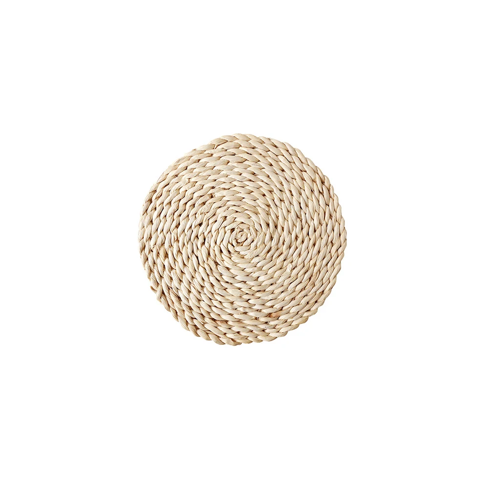 Rattan Weave Insulation Placemat Round Oval Placemat Dining Table Heat Insulation Mat Kitchen Decor