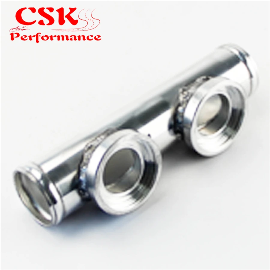 Универсальный двойной Впускной выдувной Клапан адаптер Фланцевая труба 2 &quot50 мм