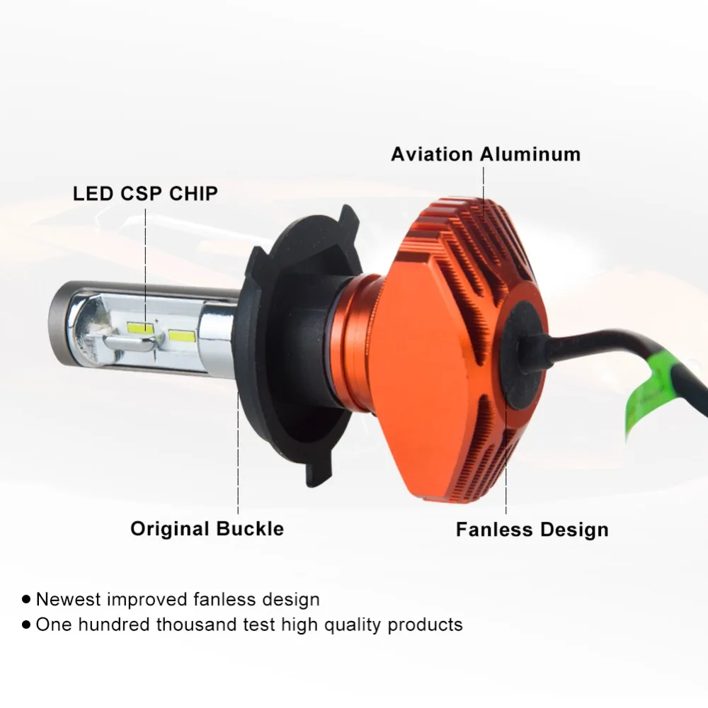Foxcnsun H4 H7 Led H11 H1 9005 HB3 9006 HB4 9003 HB2 H3 H8 H9 головной светильник лампы для фар 24В 12В