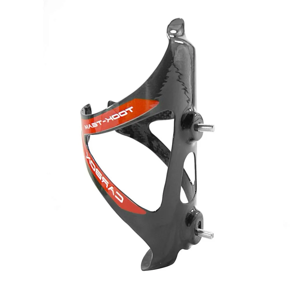 Держатель для бутылки велосипеда TOSEEK из углеродного волокна 25 г 3 к глянцевая